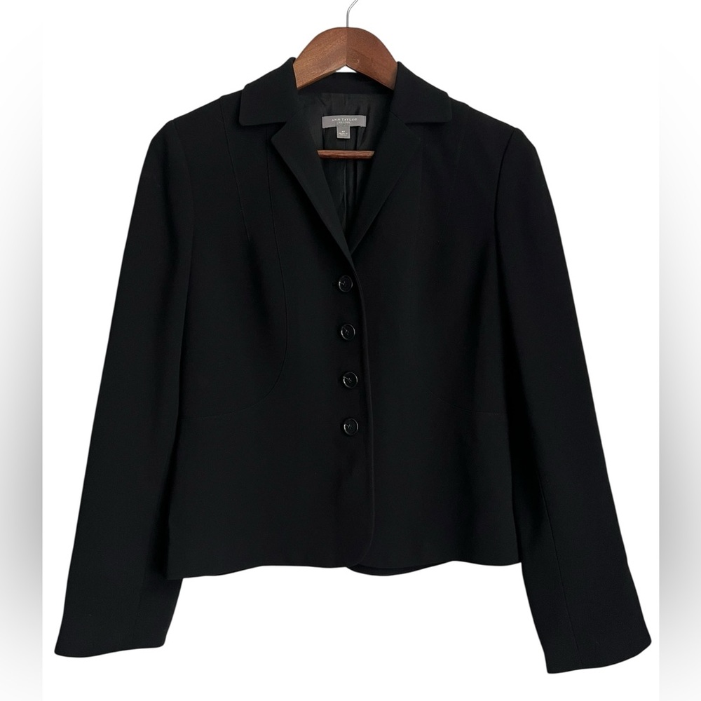 Ann Taylor Petites Women's Black Work Blazer 6P
